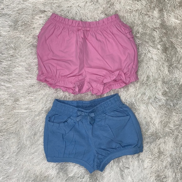 Gymboree- Crazy 8 Girls Baby Shorts Set 12-18 mos - Picture 2 of 8